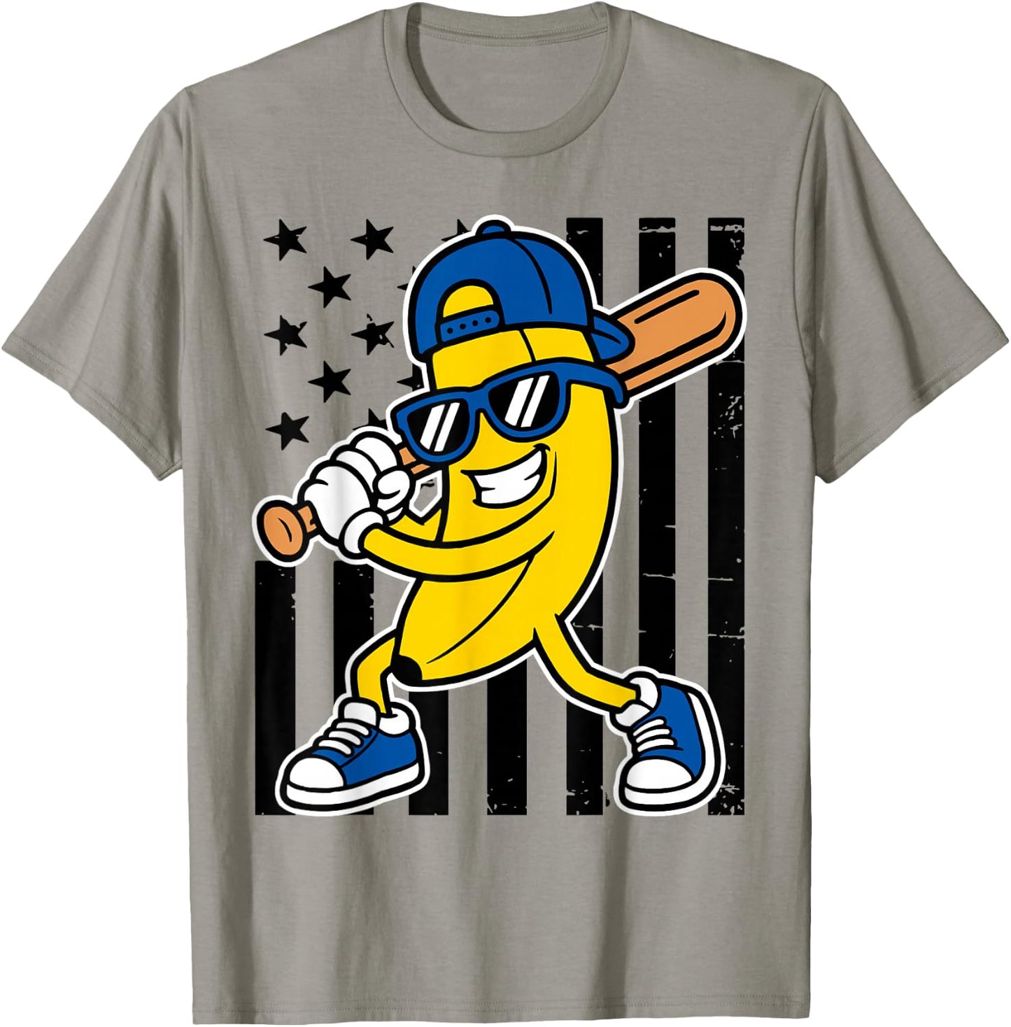 Banana Funny Cartoon Kids Youth Boys Girls T-Shirt - T-Shirt | Sand