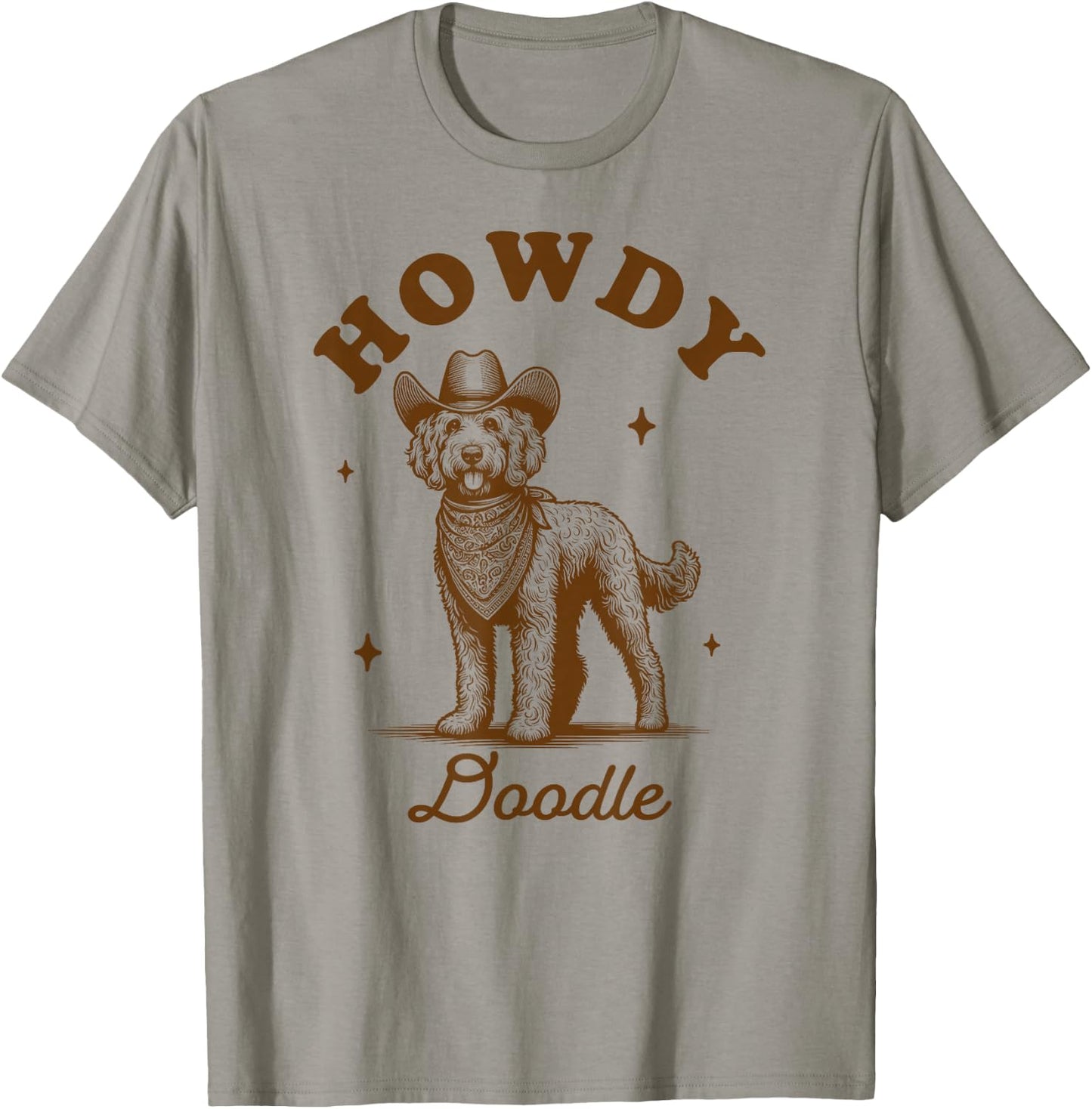 Doodle Mom Doodle Lover Vintage Western Life Howdy Doodle T-Shirt - T-Shirt | Sand