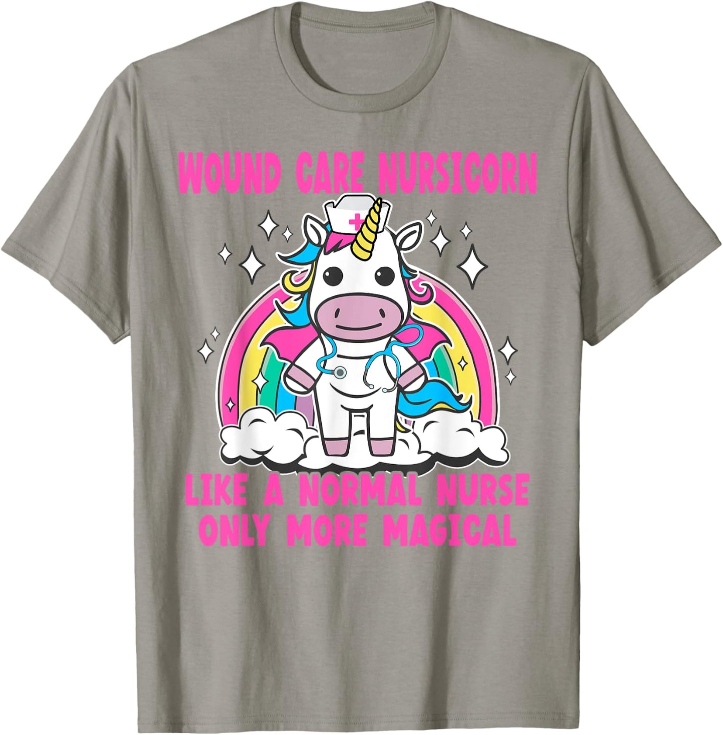 Wound Care Nursicorn like a normal Wound Care Nurse T-Shirt - T-Shirt | Sand