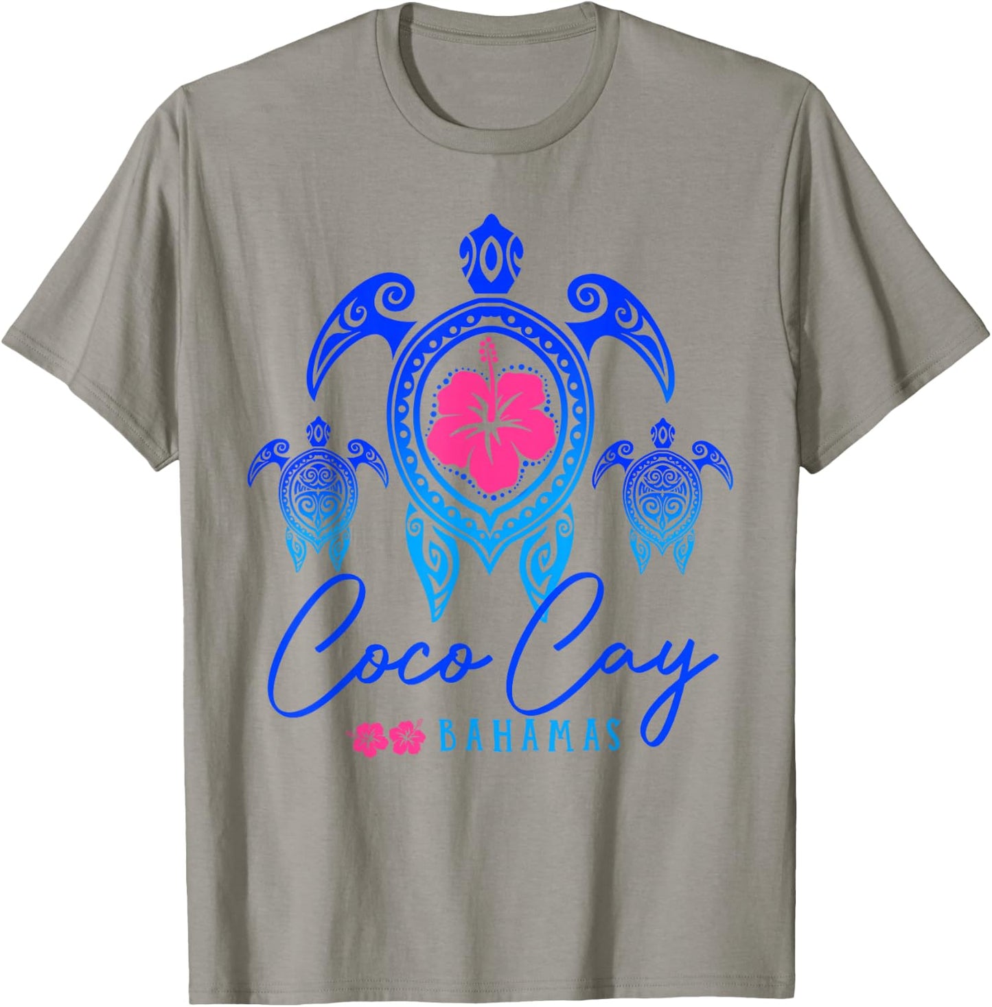 Coco Cay Bahamas Sea Turtle Bahamas Beach Vacation T-Shirt - T-Shirt | Sand