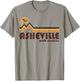 Asheville North Carolina NC - 70s 80s Retro Style Vintage T-Shirt - T-Shirt | Sand