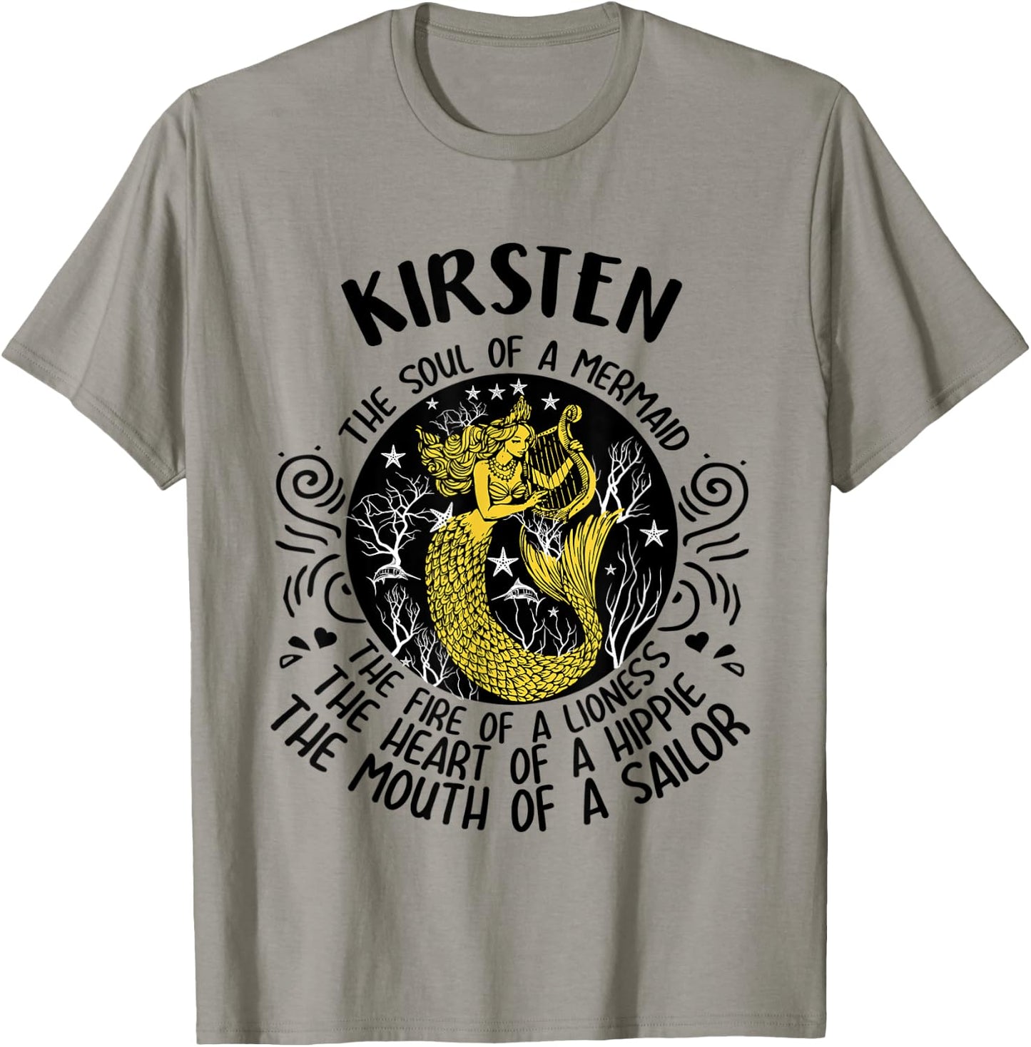 KIRSTEN The Soul Of A Mermaid personalized 5t7t T-Shirt - T-Shirt | Sand