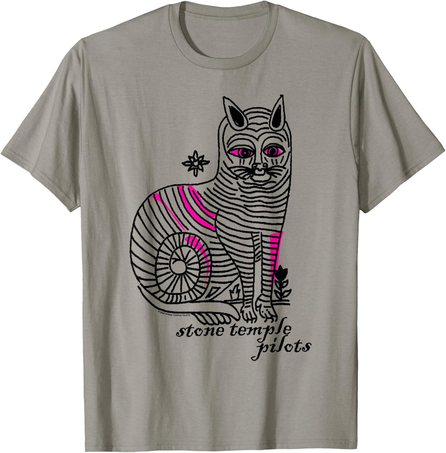 Stone Temple Pilots - Vintage Cat T-Shirt - T-Shirt | Sand