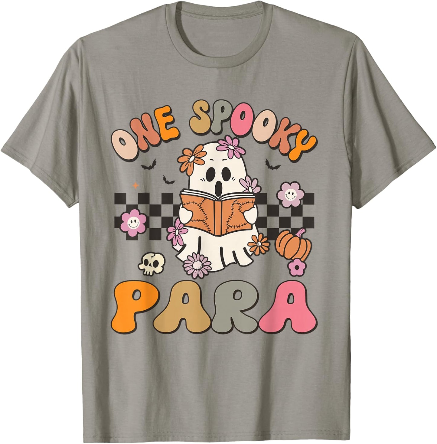 One Spooky Para Retro Ghost Halloween Spooky Season T-Shirt - T-Shirt | Sand