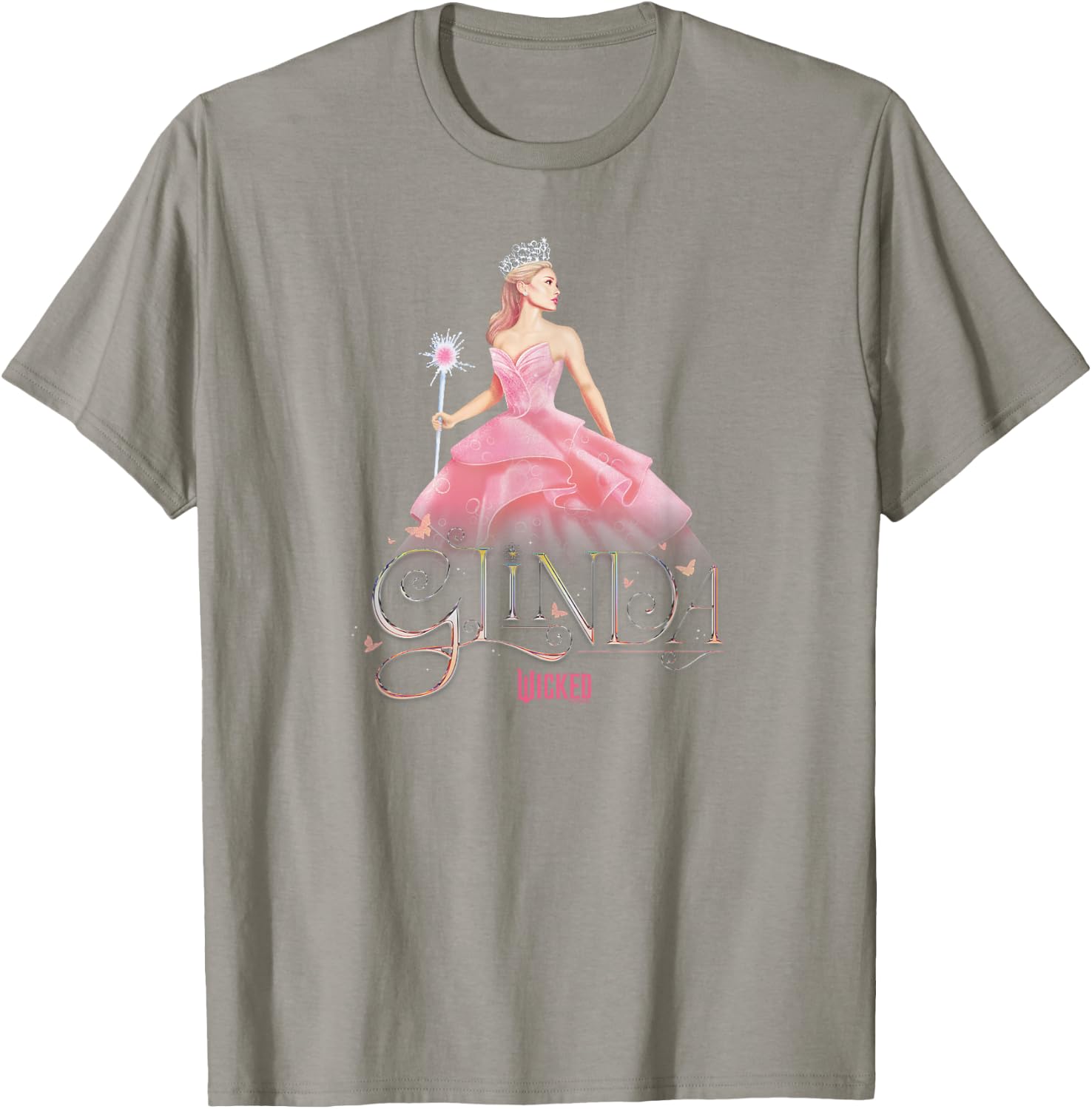 Wicked Glinda Elegant Pose , White T-Shirt - T-Shirt | Sand