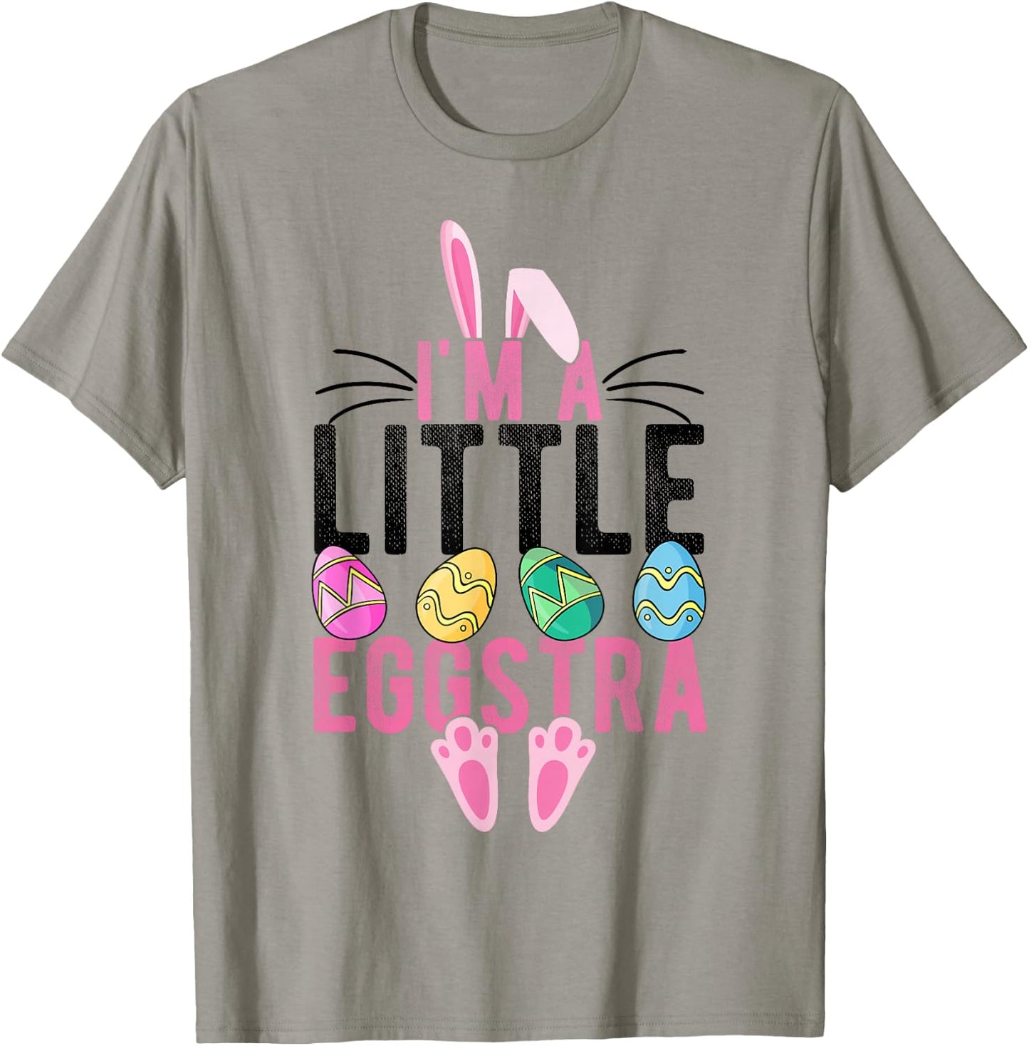 I'M A LITTLE EGGSTRA Easter Bunny Kids T-Shirt - T-Shirt | Sand