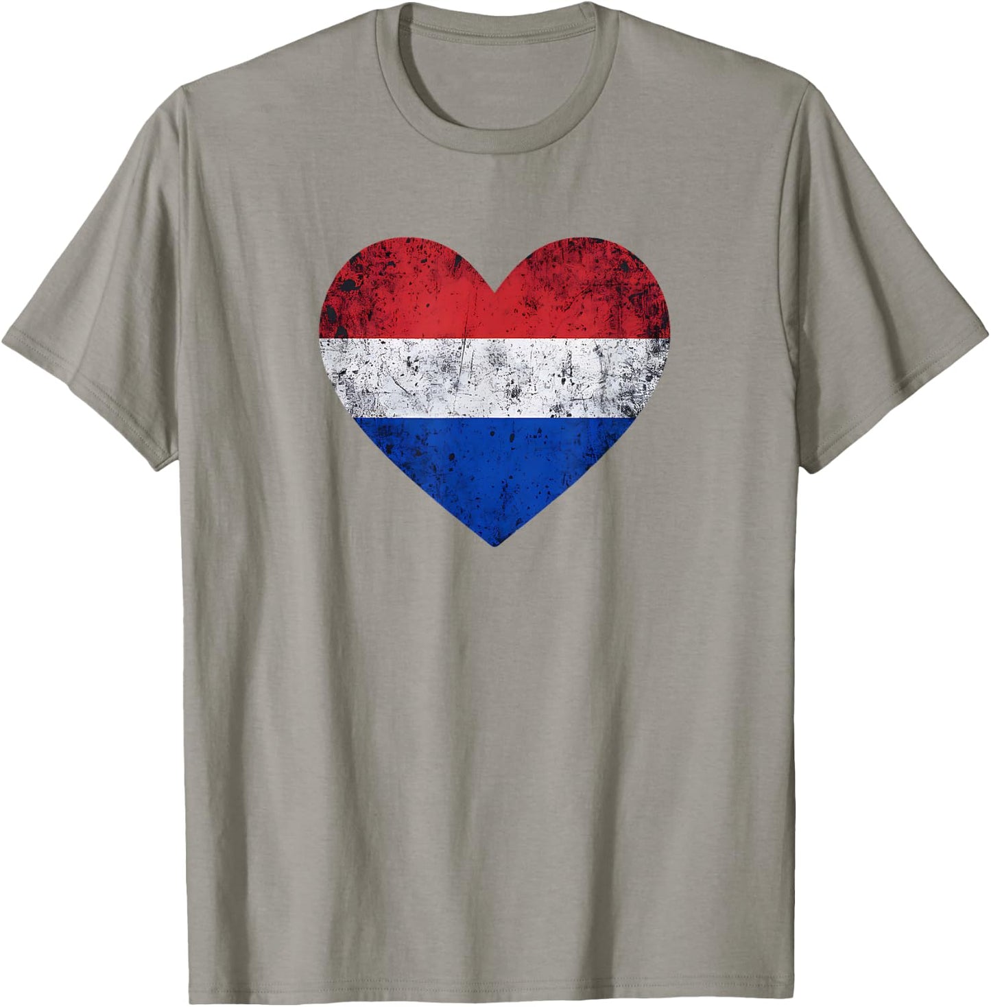 Pays-Bas Patriotiques Drapeau Néerlandais Cœur d'Amour T-Shirt - T-Shirt | Sand