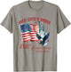 Amerika 250 Jahre USA USA Flagge 4. Juli 2026 1776 T-Shirt - T-Shirt | Sand