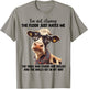 Cow I'm Not Clumsy The Floor Just Hates Me The Table T-Shirt - T-Shirt | Sand