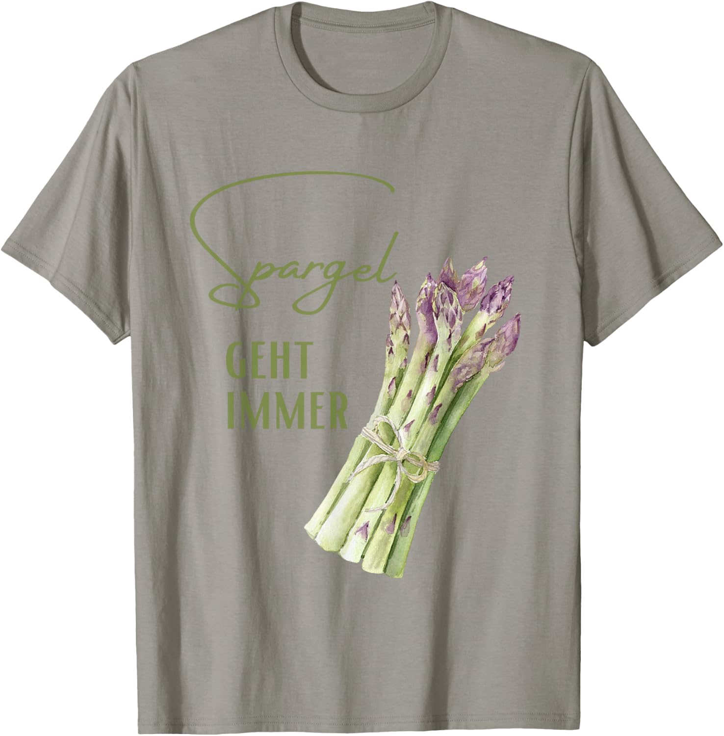 Spargel geht immer Spargeln Spargelbauer Spargel essen T-Shirt - T-Shirt | Sand
