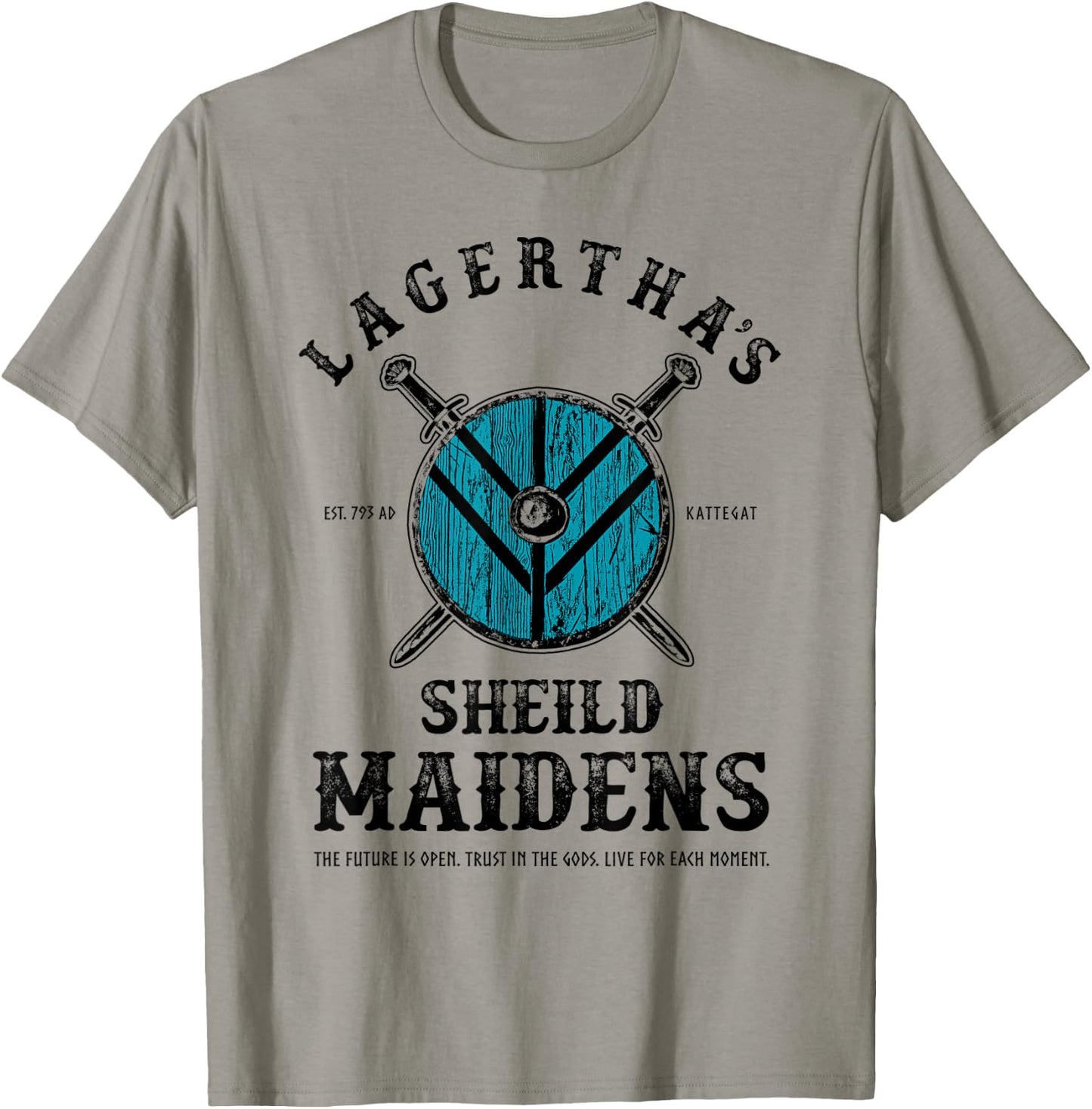 Lagertha's Shield Maidens - Viking Warrior Shieldmaiden T-Shirt - T-Shirt | Sand