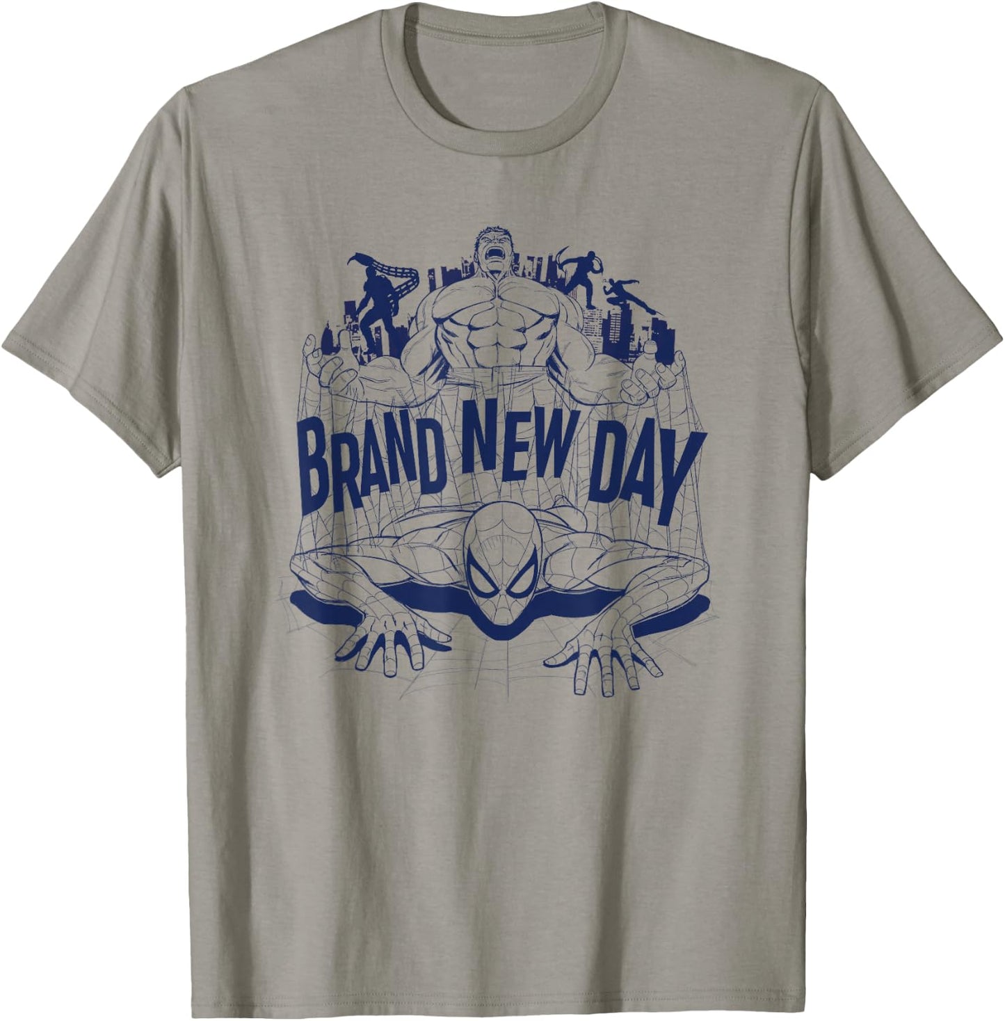 Marvel Studios Spider-Man: BND Movie 2026 Hulk & Villains T-Shirt - T-Shirt | Sand
