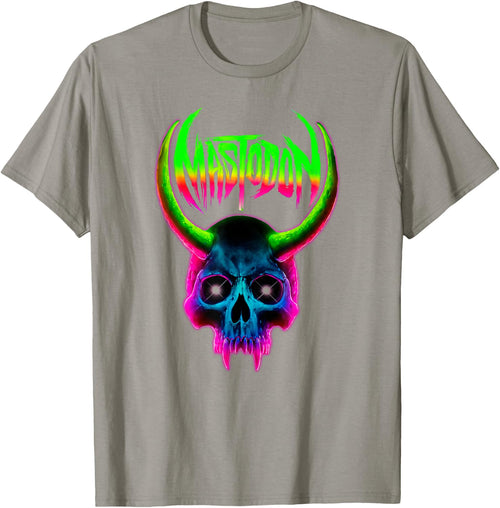 Mastodon – Skull on Light Blue