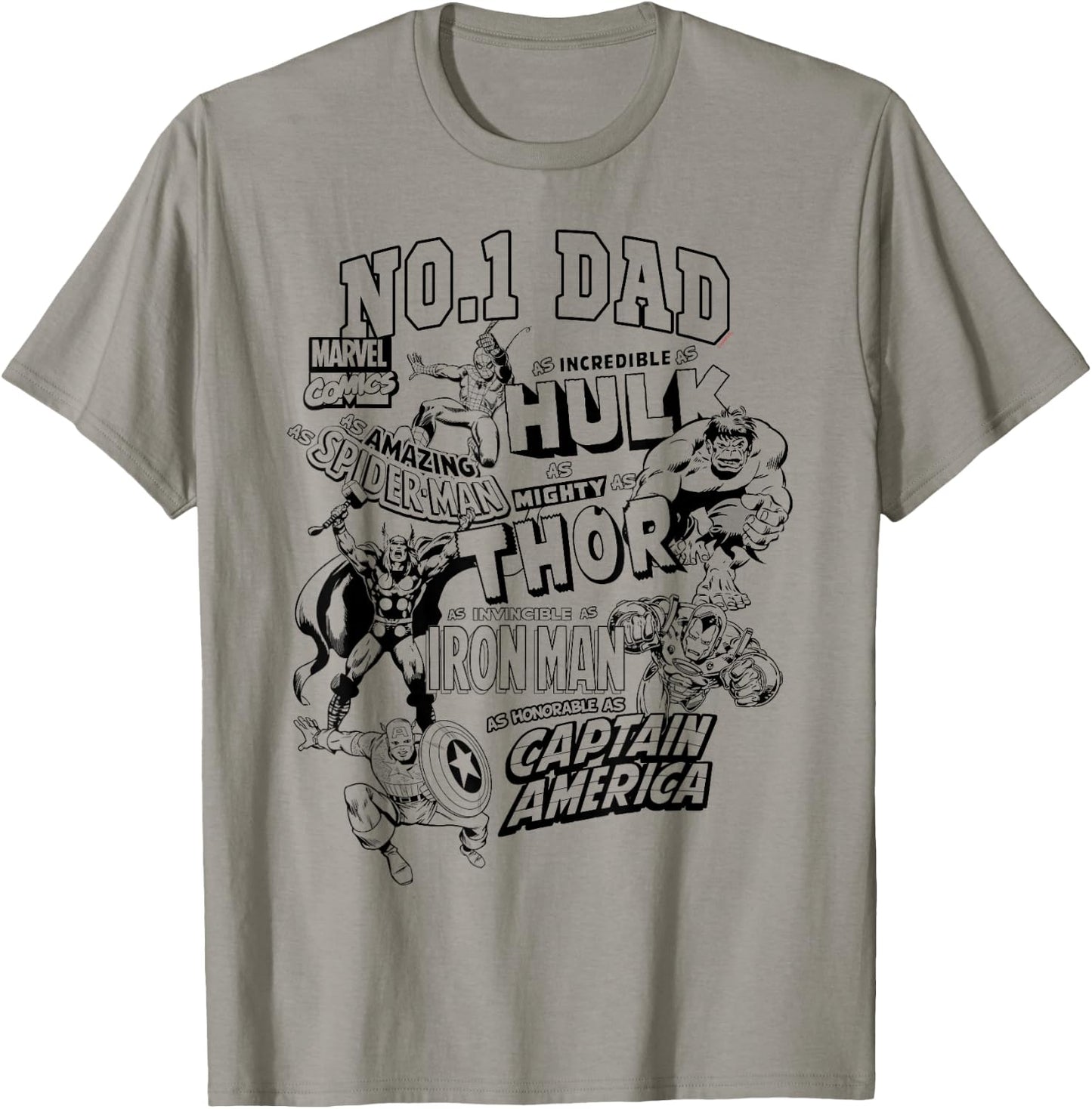 Avengers Dad Fête des pères T-Shirt - T-Shirt | Sand