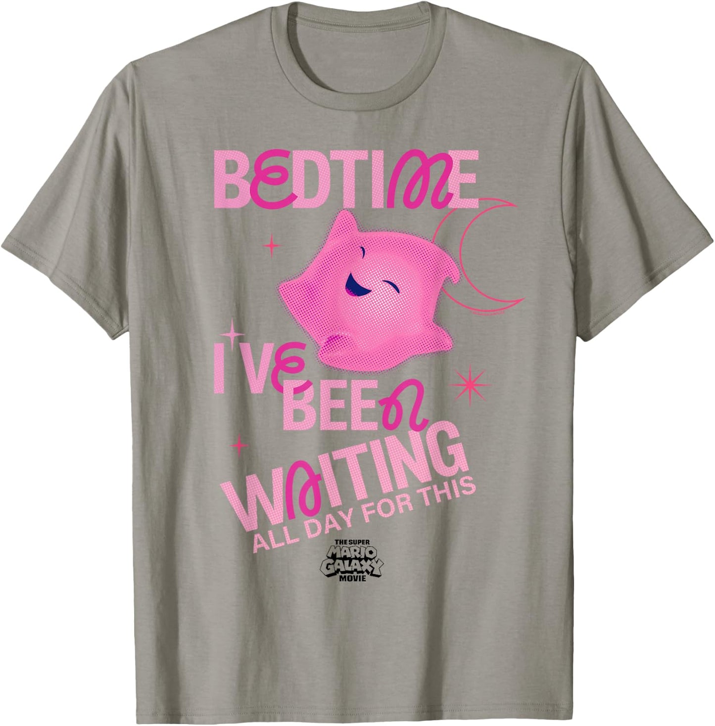 The Super Mario Galaxy Movie Pink Luma Bedtime T-Shirt - T-Shirt | Sand