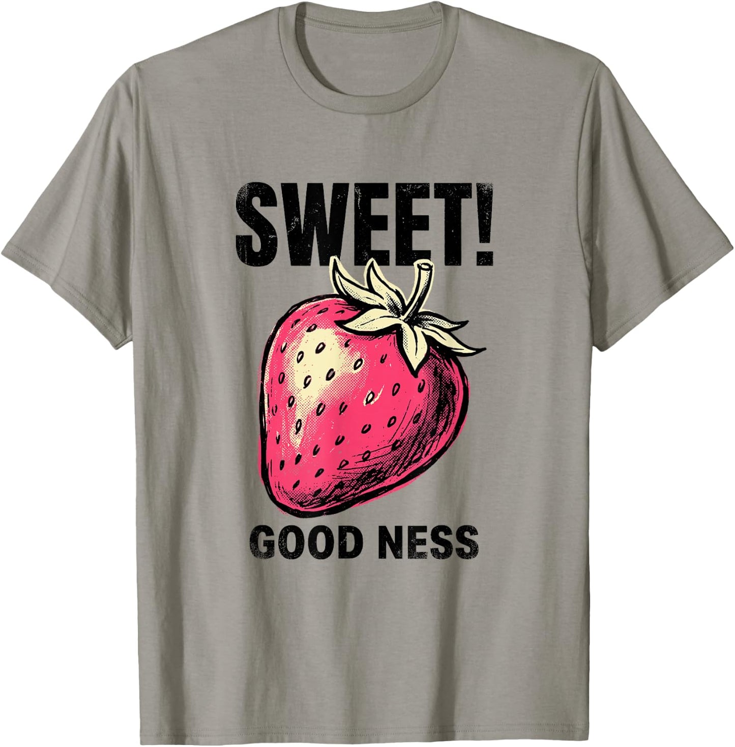 Sweet Strawberry Goodness Summer Fruit Lover Gardening Farm T-Shirt - T-Shirt | Sand