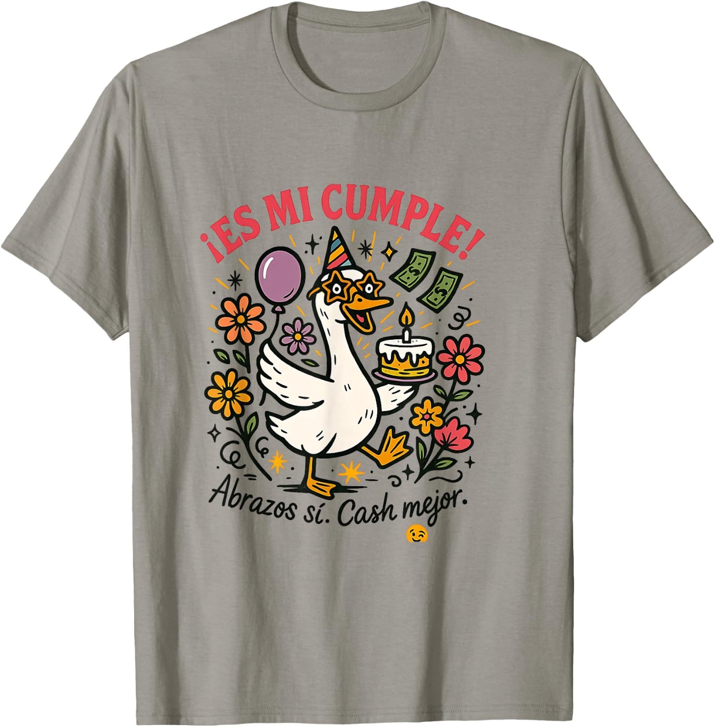 Hoy Es Mi Cumpleaños Funny Birthday Spanish Playera T-Shirt - T-Shirt | Sand