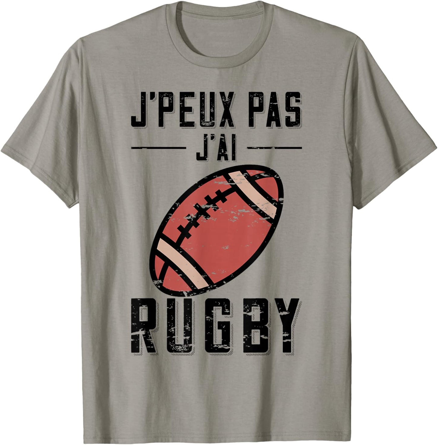 Gift Rugby Player "J'Peux pas j'ai Rugby , grey, S T-Shirt - T-Shirt | Sand