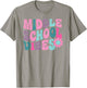 Middle School Vibes Leopard Back To School Teacher Girls Boy T-Shirt - T-Shirt | Sand