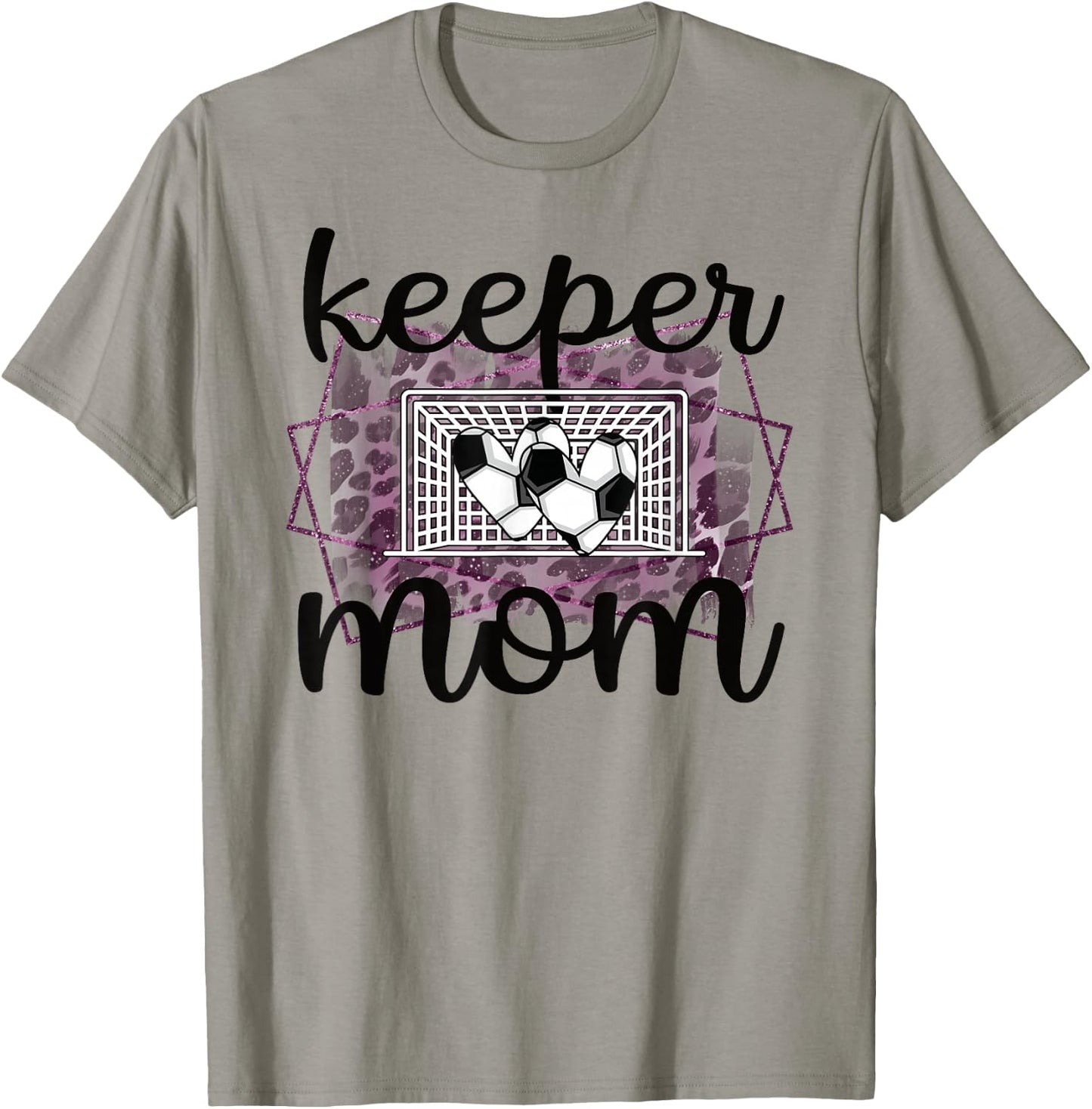 Proud Soccer Goalkeeper Mom Of A Soccer Goalie Mother T-Shirt - T-Shirt | Sand