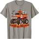 Kids Monster Truck Pumpkin Jack O Lantern Halloween Costume T-Shirt - T-Shirt | Sand