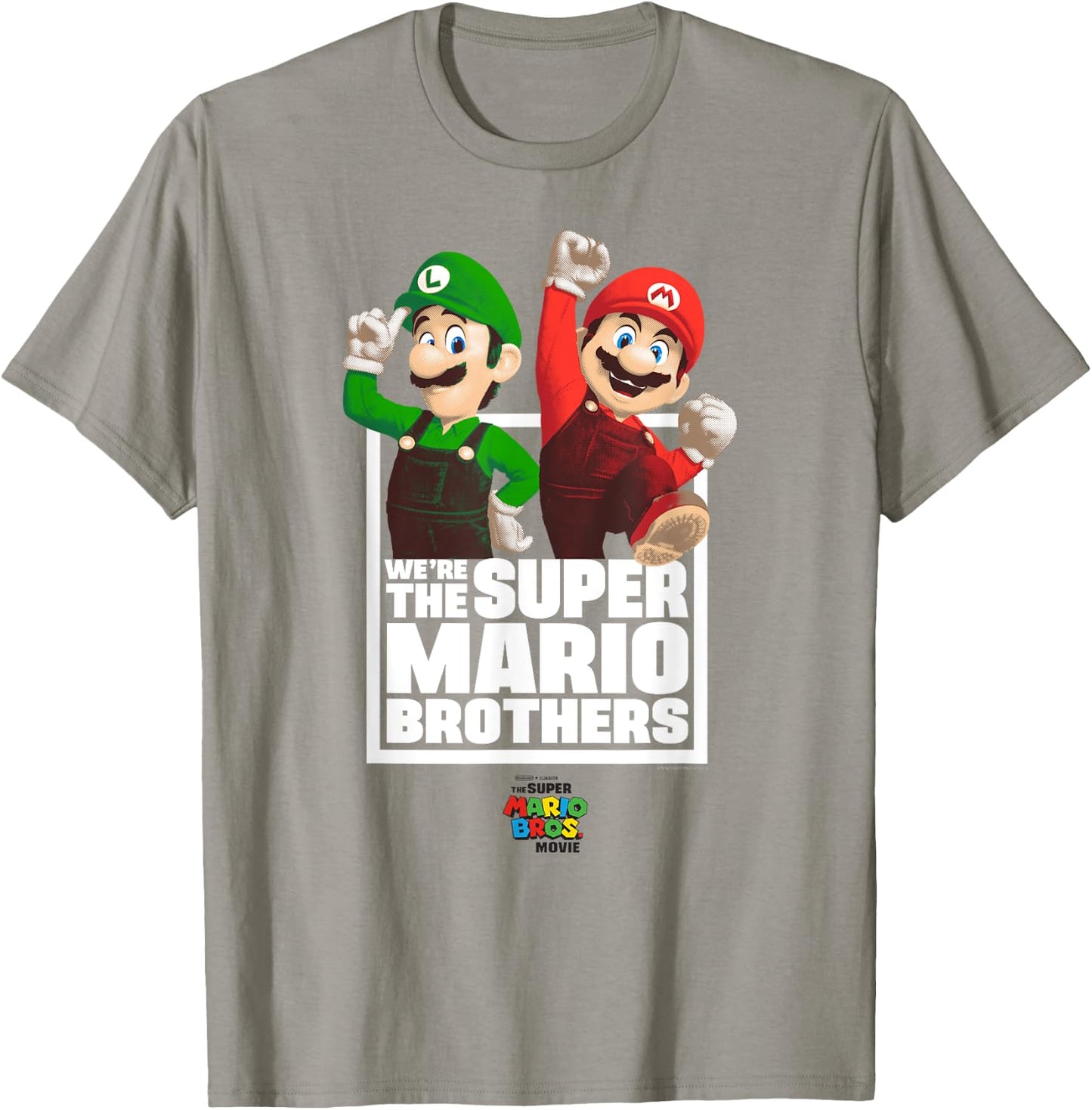 The Super Mario Bros. Movie The Super Mario Bros. Portrait , blue T-Shirt - T-Shirt | Sand