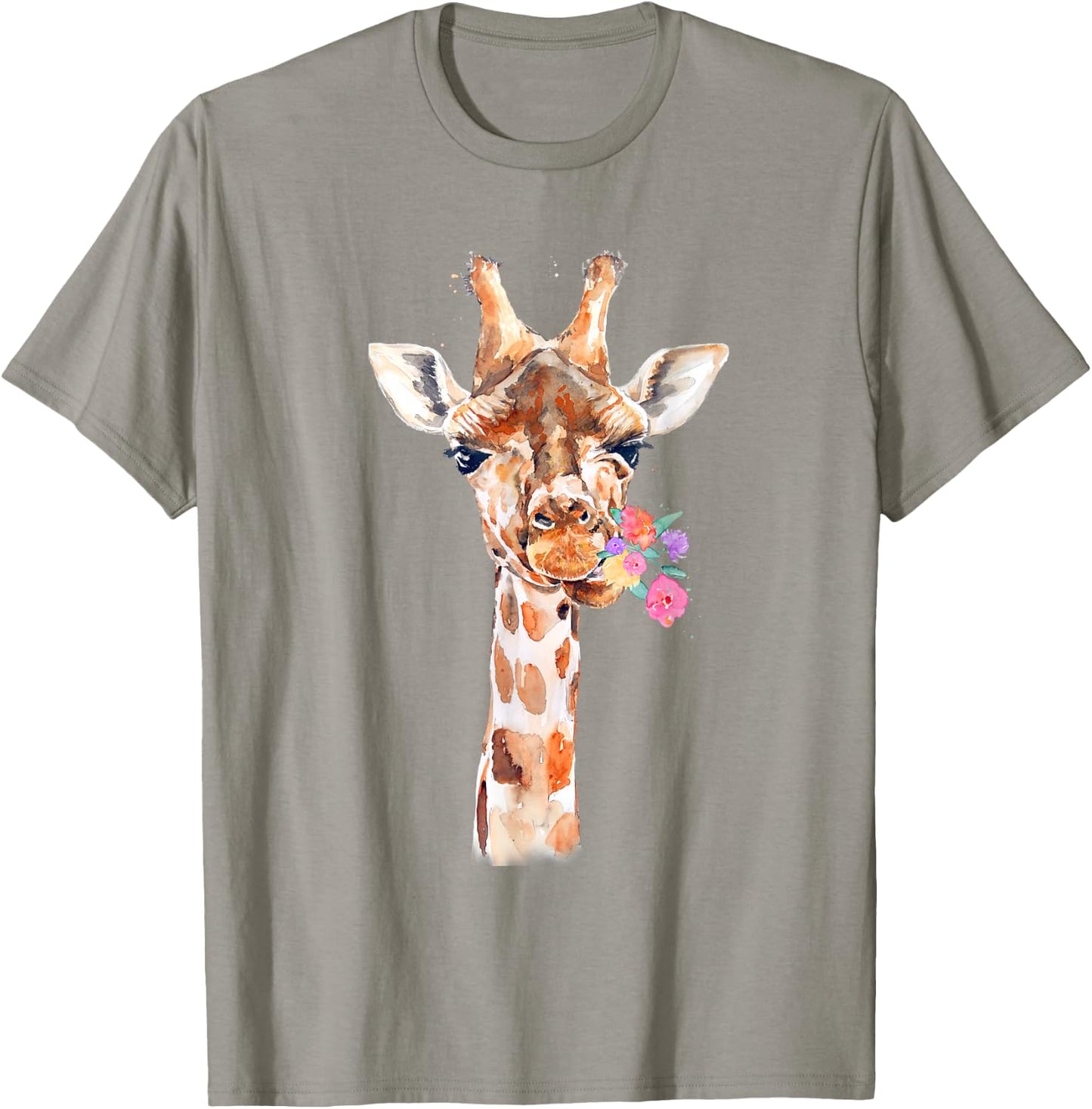 Giraffe , Giraffe Kids, Giraffe Girls, Giraffe Lover , White T-Shirt - T-Shirt | Sand