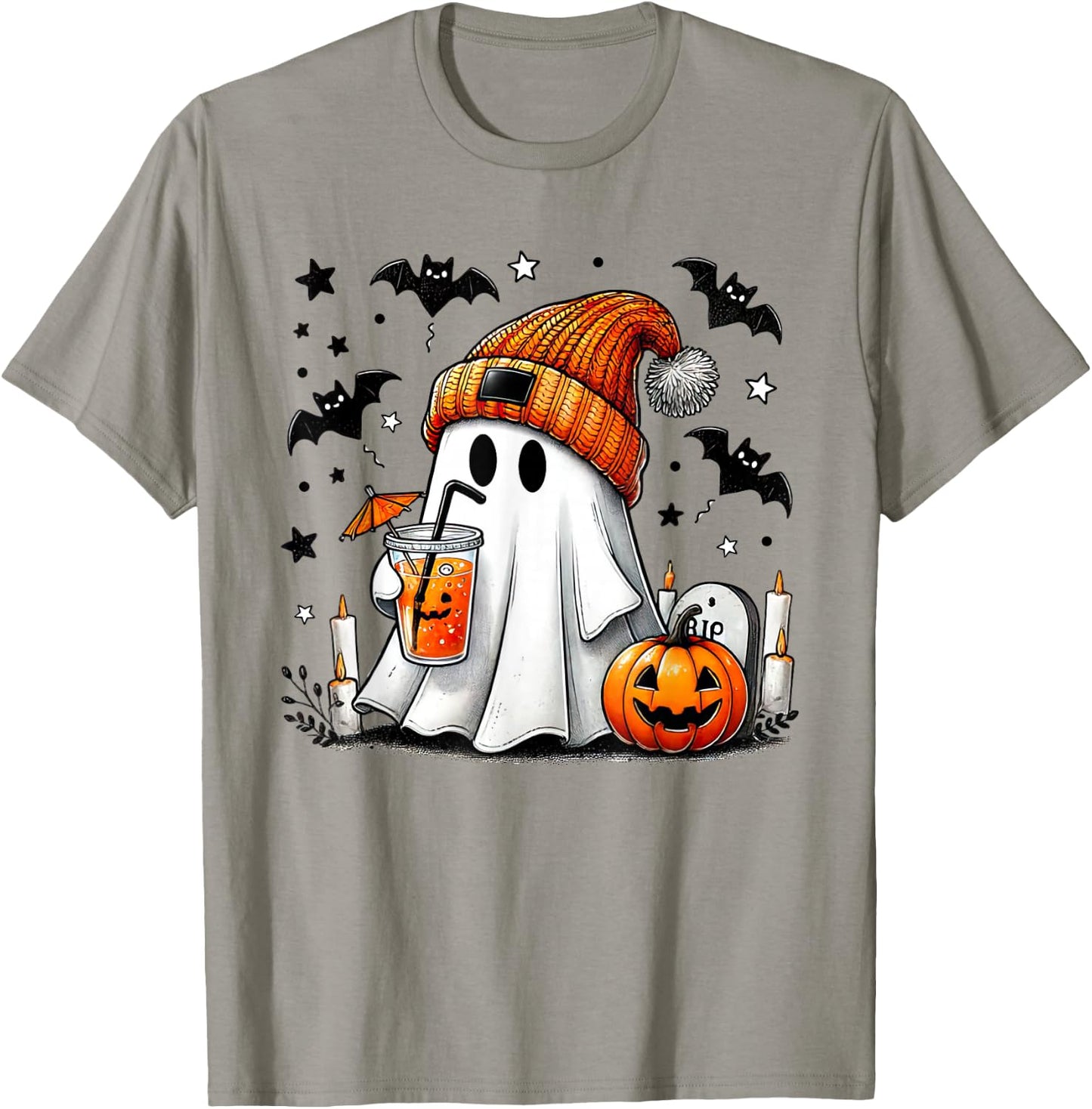Café fantôme Halloween Boo T-Shirt - T-Shirt | Sand
