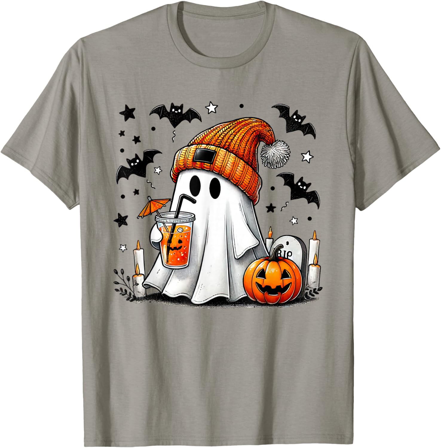 Café fantôme Halloween Boo T-Shirt - T-Shirt | Sand