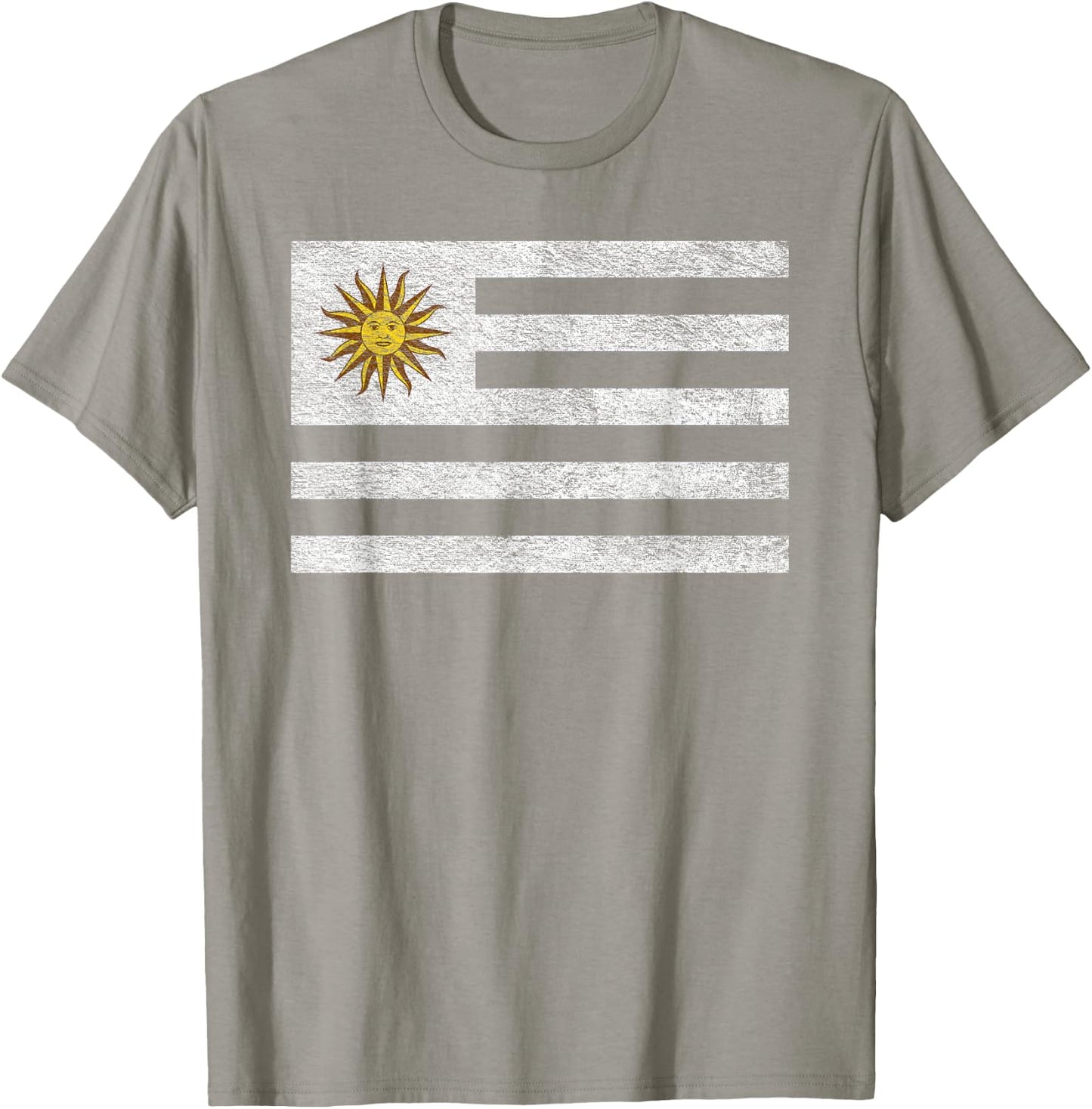 Uruguay National Flag Crest , blue T-Shirt - T-Shirt | Sand
