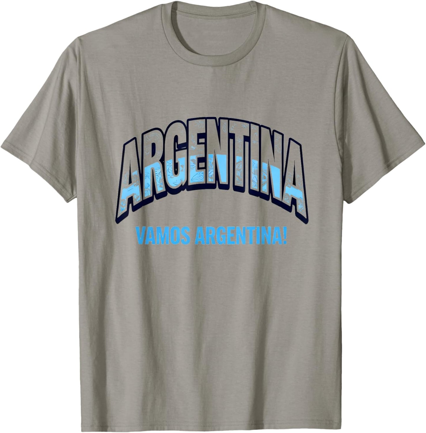 Soccer Fan Shirt 2026 Argentina Vamos Argentina T-Shirt - T-Shirt | Sand
