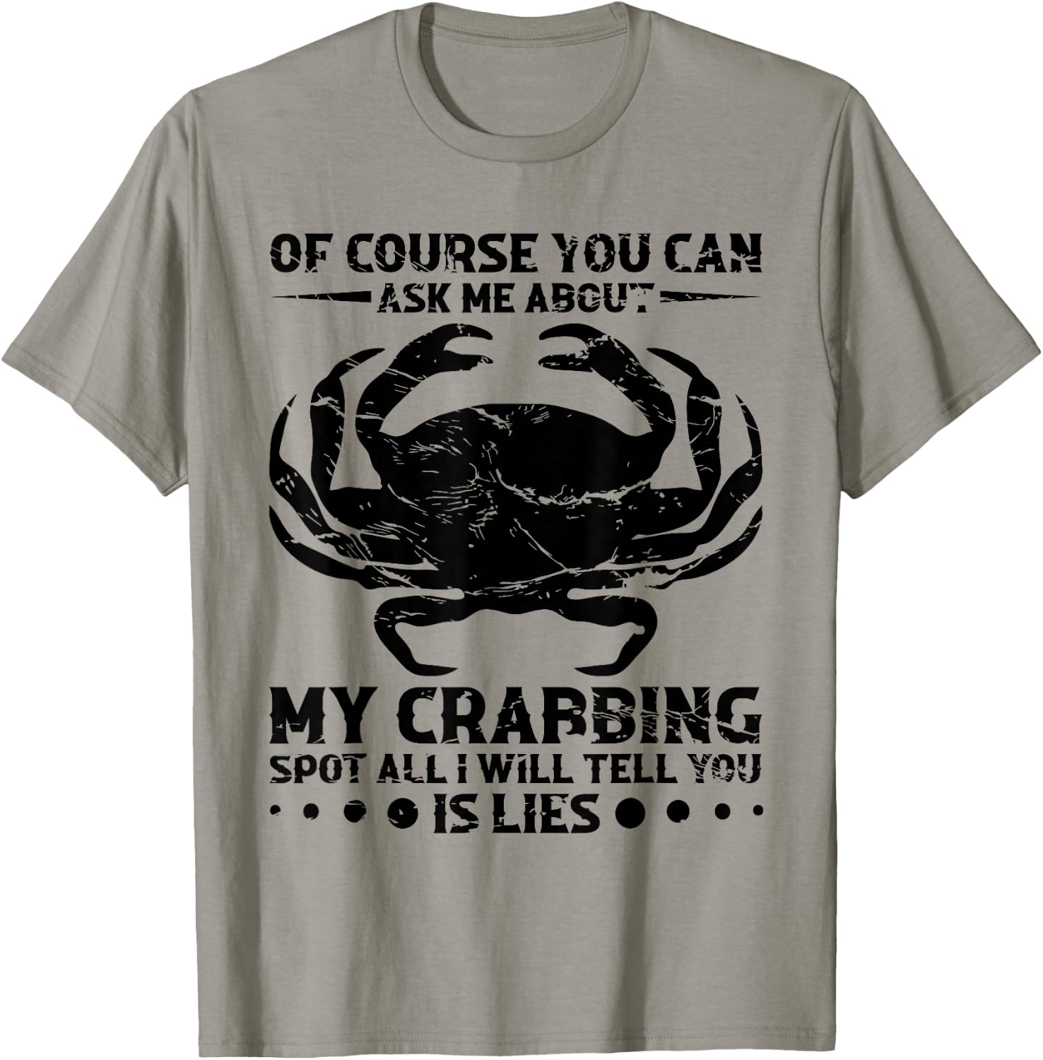Crab Hunter Crab Whisperer Crab Hunting Crabbing Net T-Shirt - T-Shirt | Sand