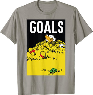 Disney - Duck Tales Scrooge Money Goals T-Shirt - T-Shirt | Sand