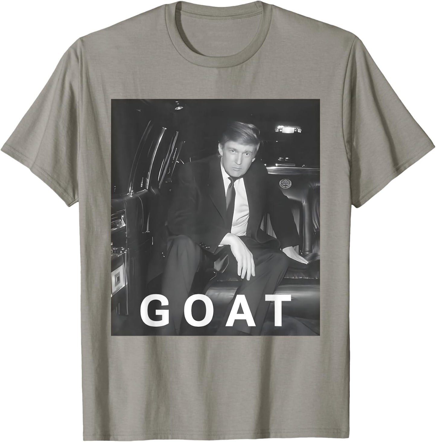Trump GOAT Donald Trump 2024 Funny Take America Back T-Shirt - T-Shirt | Sand