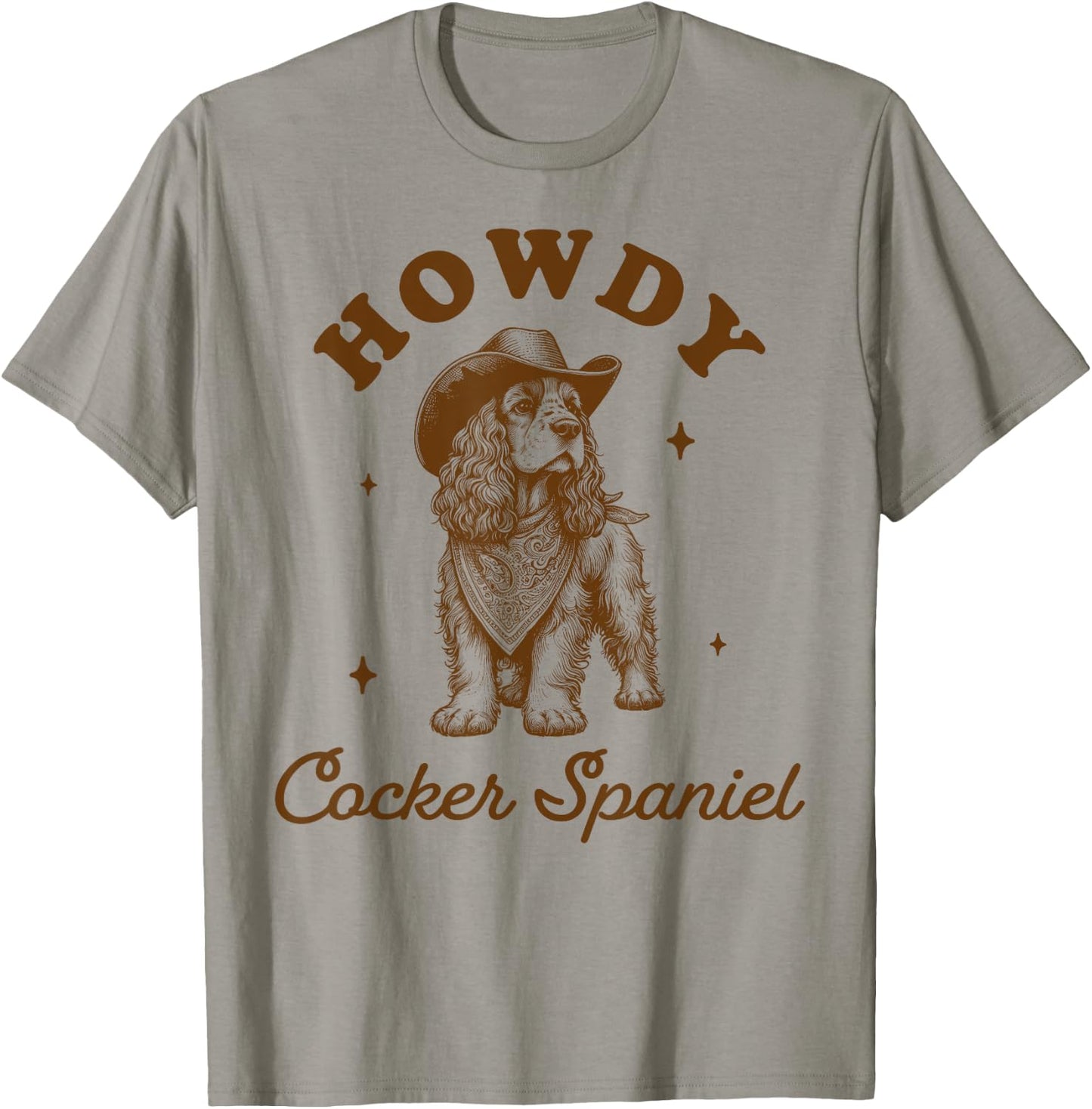 Cocker Spaniel Dog Mom Western Life Howdy Cocker Spaniel Women T-Shirt - T-Shirt | Sand