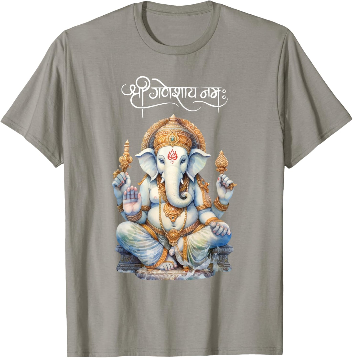 Ganesh Chaturthi-Feierlichkeiten Traditionelle Ganesh T-Shirt - T-Shirt | Sand