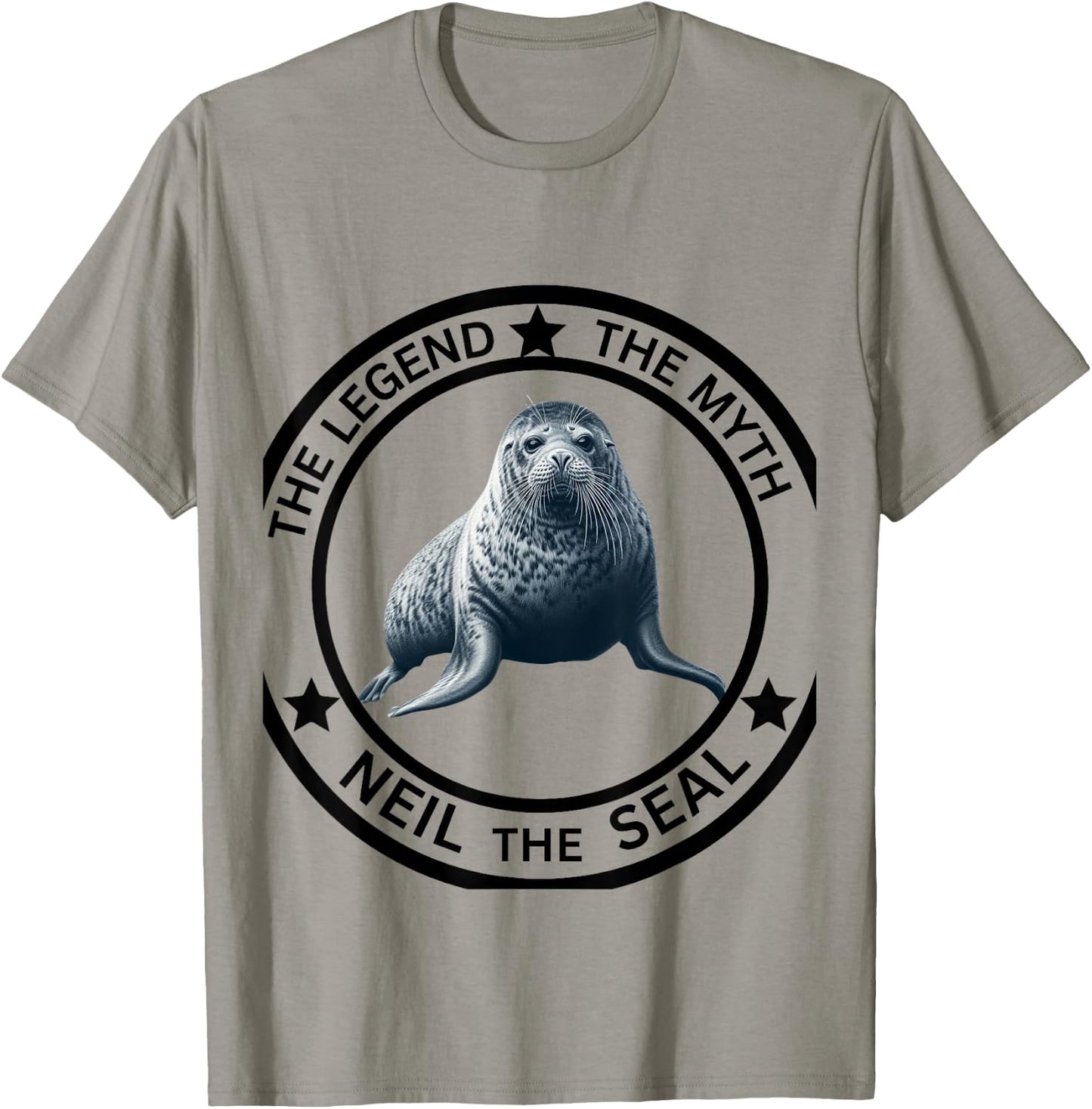 Neil The Seal The Legend The Myth Neil The Aussie Seal T-Shirt - T-Shirt | Sand