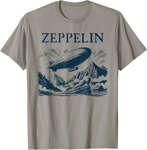 Zeppelin Airship Journey - Zeppelin Flying T-Shirt - T-Shirt | Sand