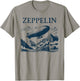 Zeppelin Airship Journey - Zeppelin Flying T-Shirt - T-Shirt | Sand