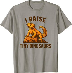 Uromastyx Agama I Raise Tiny Dinosaurs Lizard Owner T-Shirt - T-Shirt | Sand