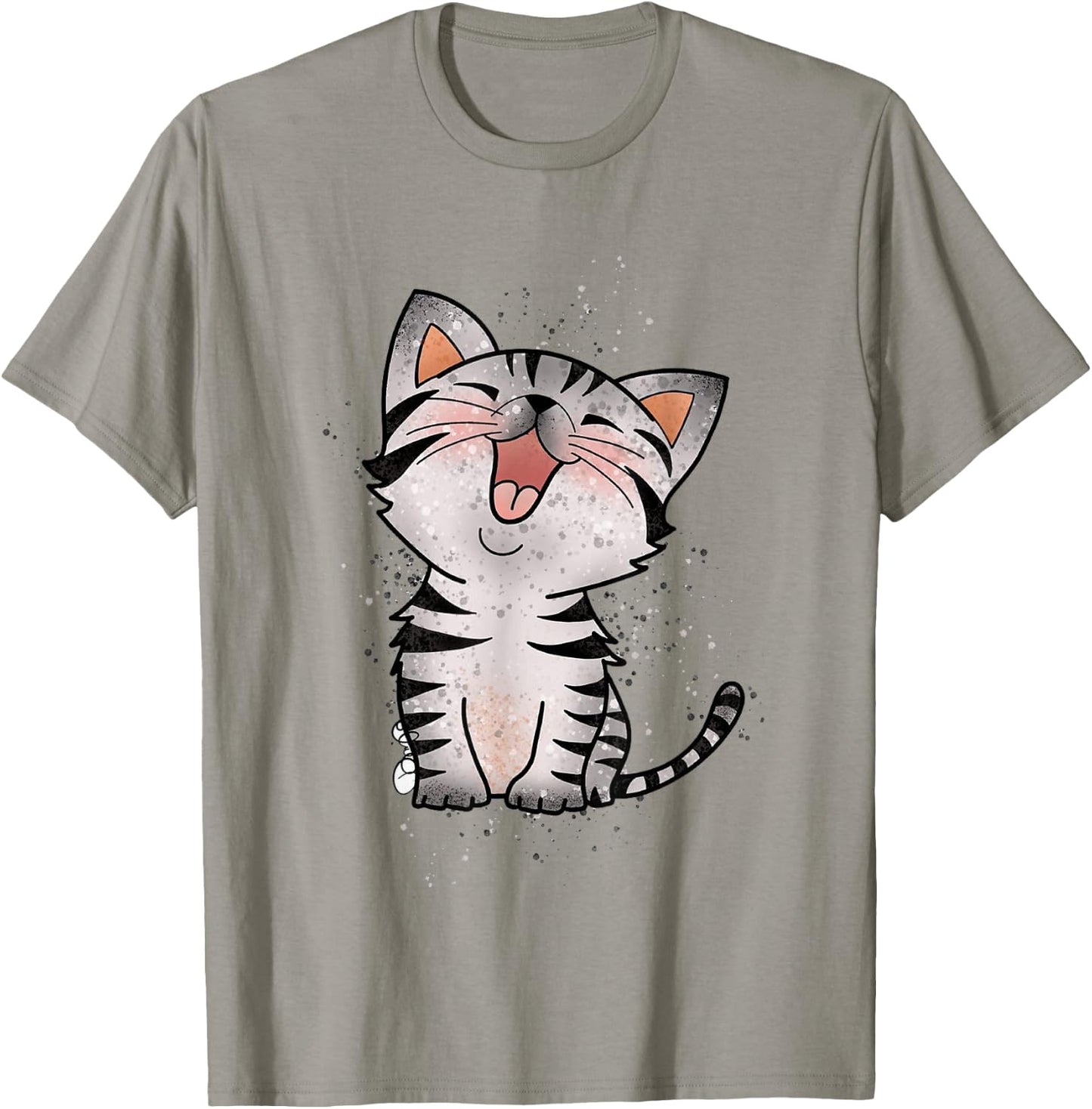 Cute Kitten Cat Lovers , White T-Shirt - T-Shirt | Sand