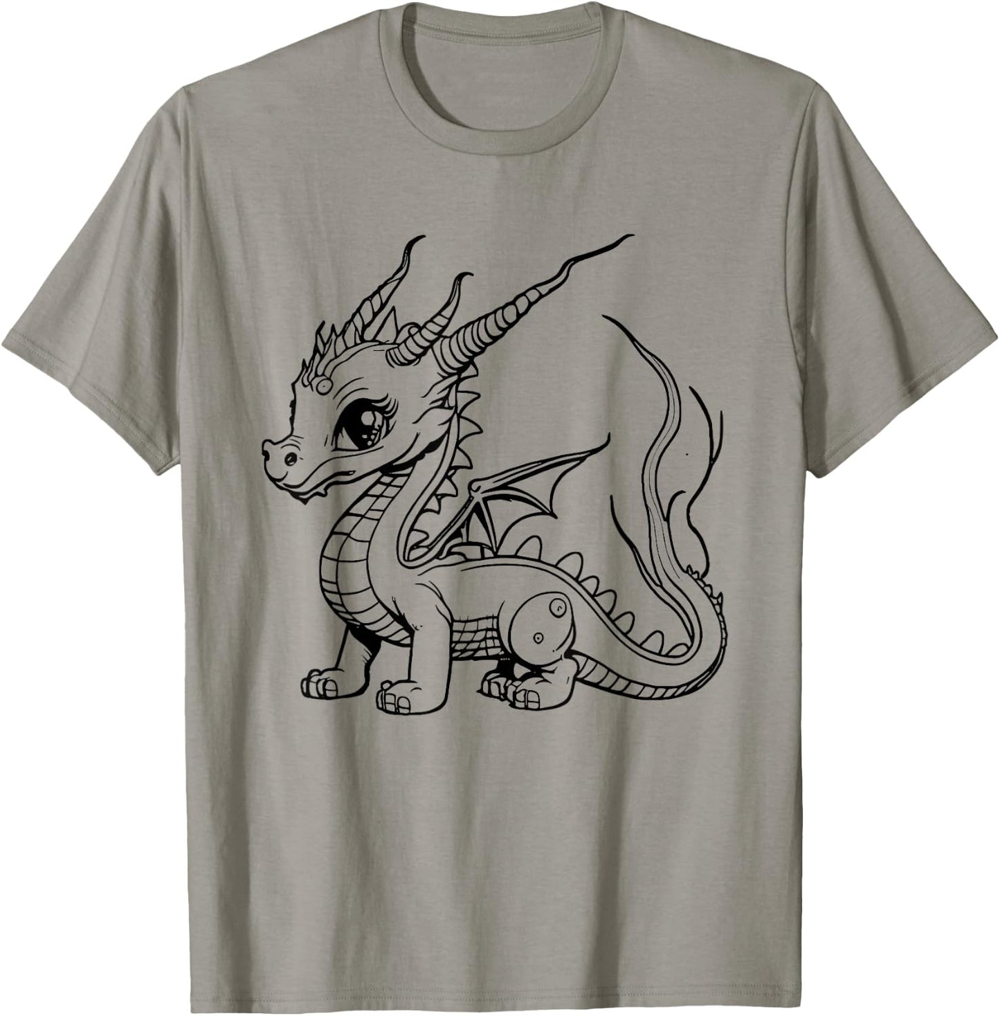 Color the dragon and paint it yourself T-Shirt - T-Shirt | Sand