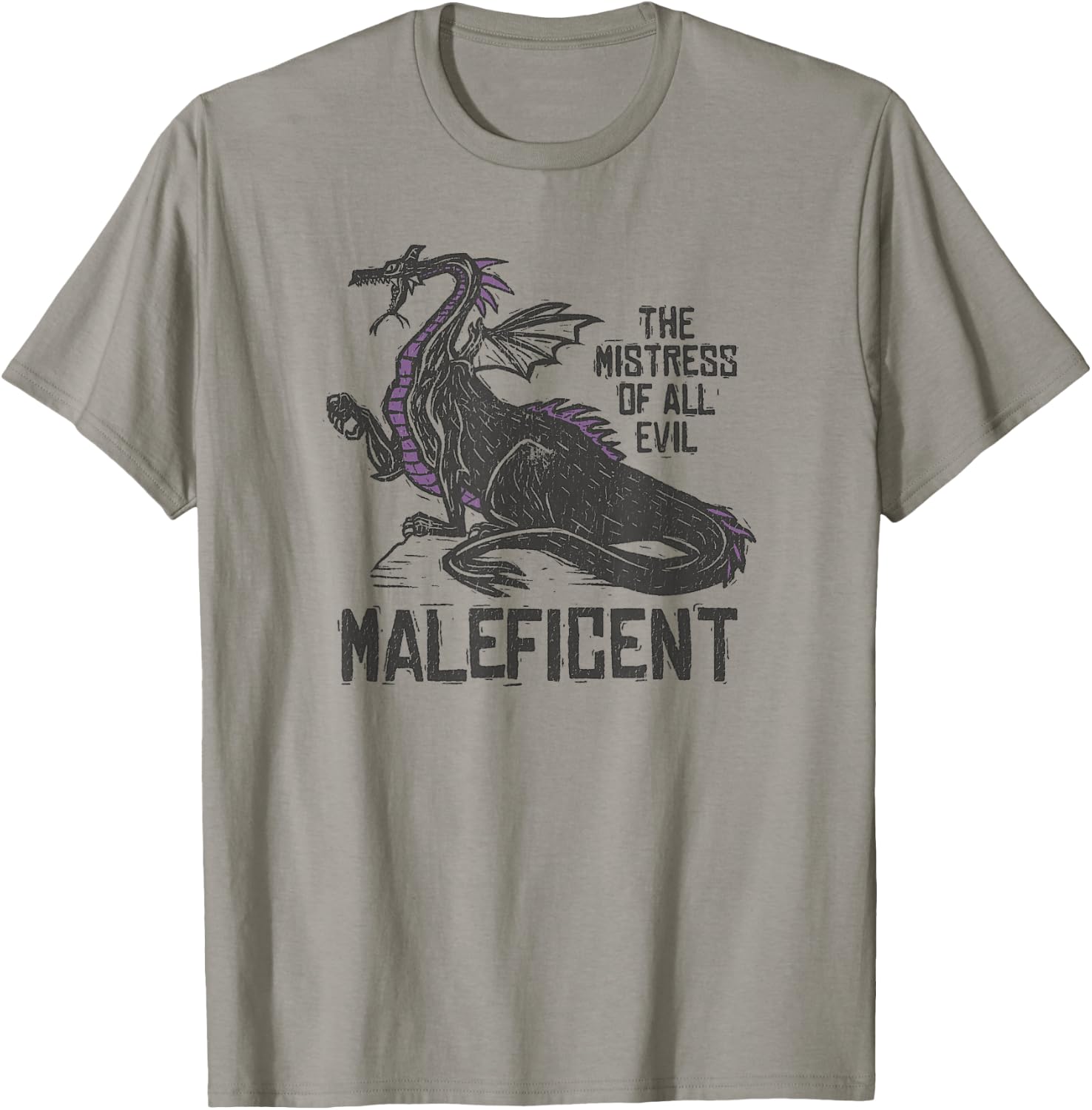 Disney Villains Maleficent Mistress Of Evil Dragon Print T-Shirt - T-Shirt | Sand