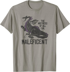 Disney Villains Maleficent Mistress Of Evil Dragon Print T-Shirt - T-Shirt | Sand