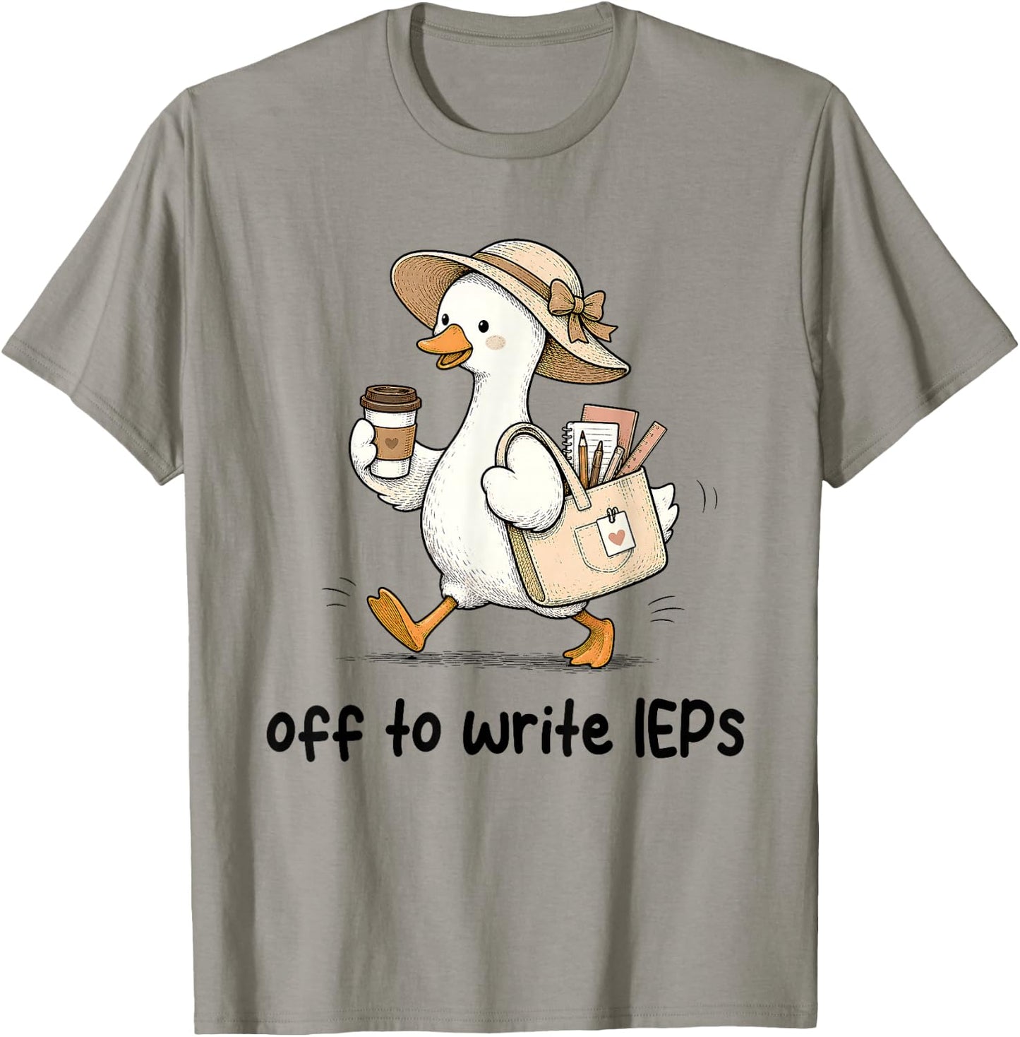 Funny Goose Special Education SPED Teacher Back to School T-Shirt - T-Shirt | Sand