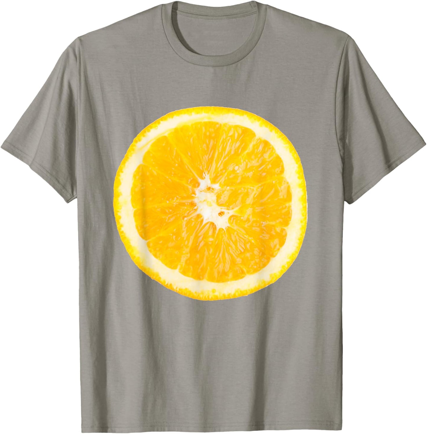 Orange Fruit Sliced Halloween Funny Halloween Design T-Shirt - T-Shirt | Sand