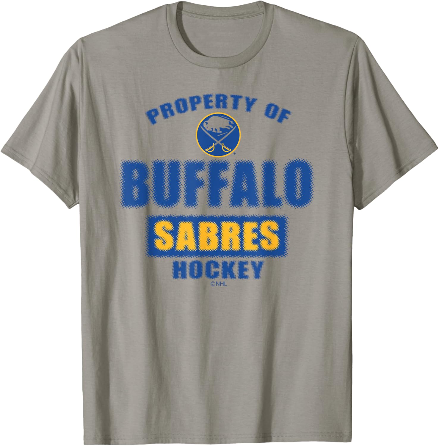 Buffalo Sabres Property White Officially Licensed T-Shirt - T-Shirt | Sand