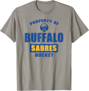 Buffalo Sabres Property White Officially Licensed T-Shirt - T-Shirt | Sand