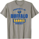 Buffalo Sabres Property White Officially Licensed T-Shirt - T-Shirt | Sand