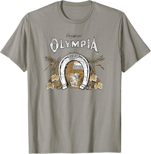 Olympia Vintage Style - Logo T-Shirt - T-Shirt | Sand
